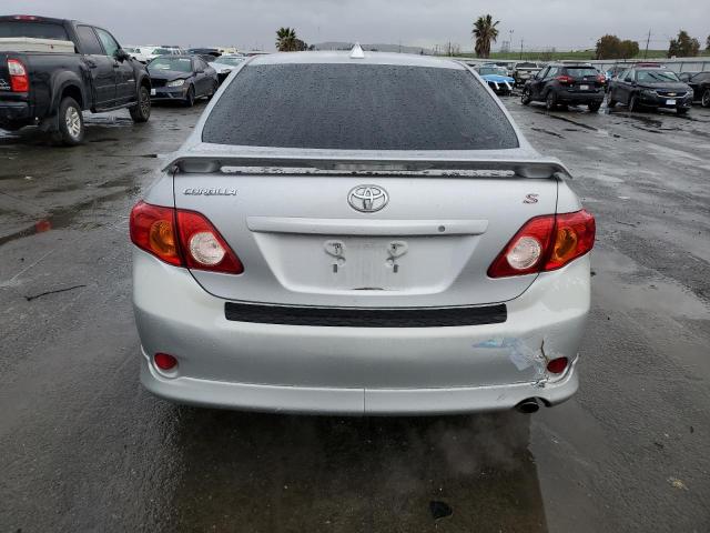 1NXBU40E99Z103919 - 2009 TOYOTA COROLLA BASE SILVER photo 6
