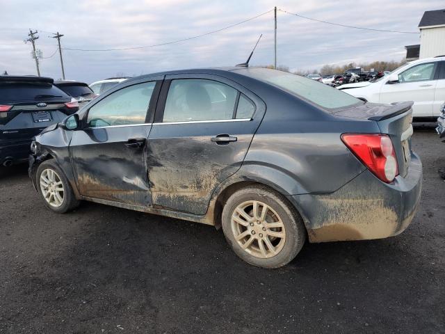 1G1JC5SH0E4184618 - 2014 CHEVROLET SONIC LT GRAY photo 2