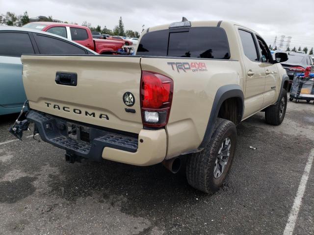 3TMCZ5AN6KM272708 - 2019 TOYOTA TACOMA DOUBLE CAB TAN photo 3