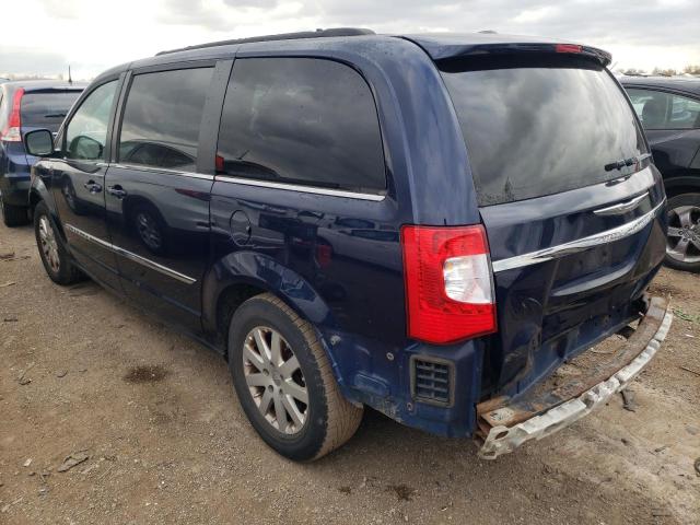 2C4RC1BG9CR226918 - 2012 CHRYSLER TOWN & COU TOURING BLUE photo 2