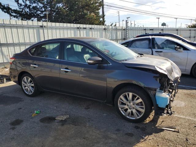 3N1AB7AP3EY340035 - 2014 NISSAN SENTRA S GRAY photo 4