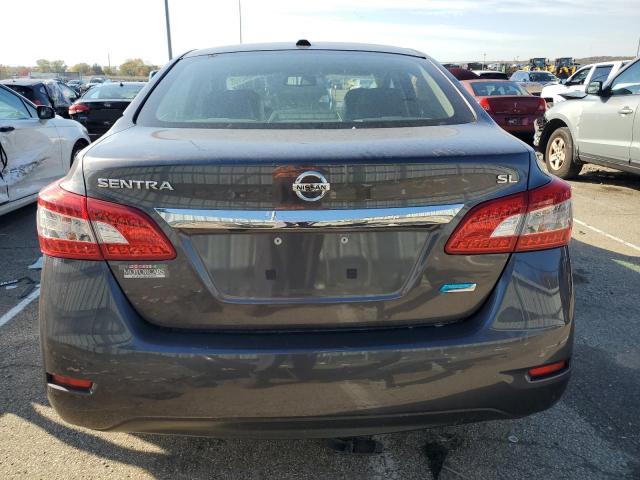 3N1AB7AP3EY340035 - 2014 NISSAN SENTRA S GRAY photo 6