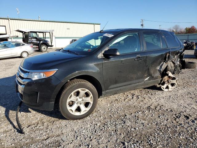 2FMDK4JC8EBA74179 - 2014 FORD EDGE SEL BLACK photo 1