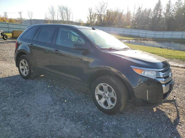 2FMDK4JC8EBA74179 - 2014 FORD EDGE SEL BLACK photo 4