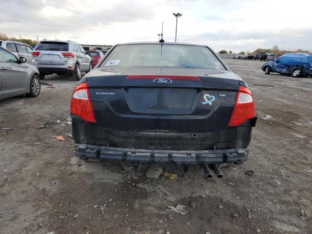 3FAHP0HA1AR286380 - 2010 FORD FUSION SE BLACK photo 6