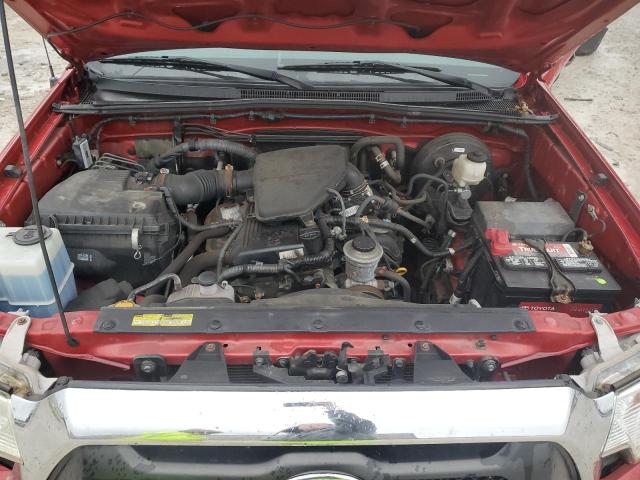 5TFUX4ENXDX017393 - 2013 TOYOTA TACOMA ACCESS CAB Бордовый фото 11