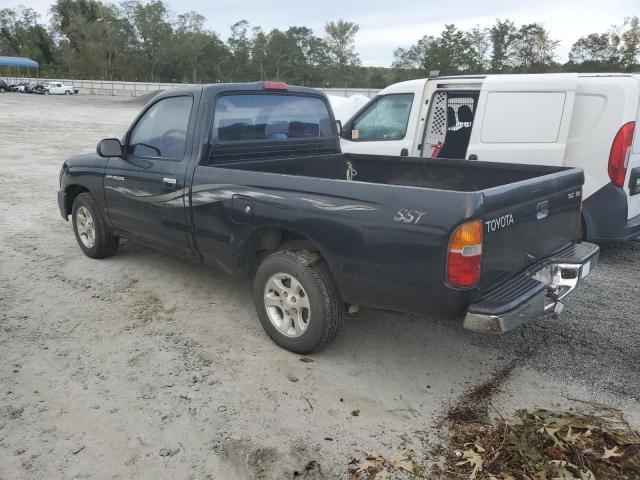 4TANL42N1YZ650231 - 2000 TOYOTA TACOMA BLACK photo 2