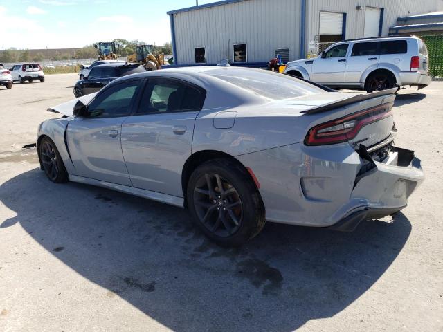 2C3CDXHG0MH566385 - 2021 DODGE CHARGER GT GRAY photo 2