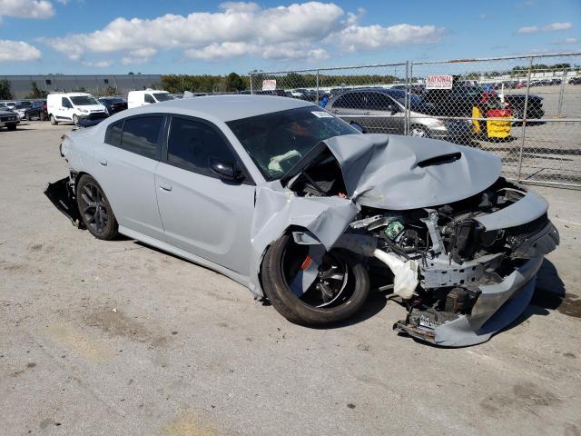 2C3CDXHG0MH566385 - 2021 DODGE CHARGER GT GRAY photo 4