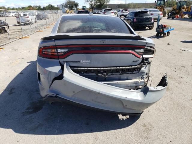 2C3CDXHG0MH566385 - 2021 DODGE CHARGER GT GRAY photo 6