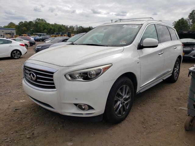 5N1AL0MN4EC530135 - 2014 INFINITI QX60 WHITE photo 1