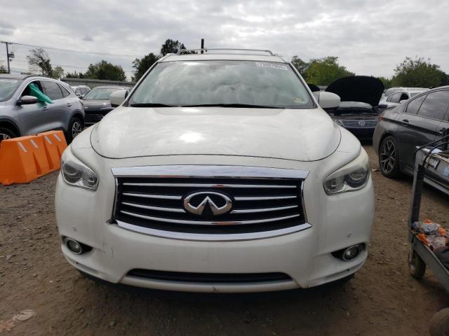 5N1AL0MN4EC530135 - 2014 INFINITI QX60 WHITE photo 5