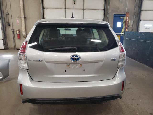 JTDZN3EUXGJ047594 - 2016 TOYOTA PRIUS V SILVER photo 6