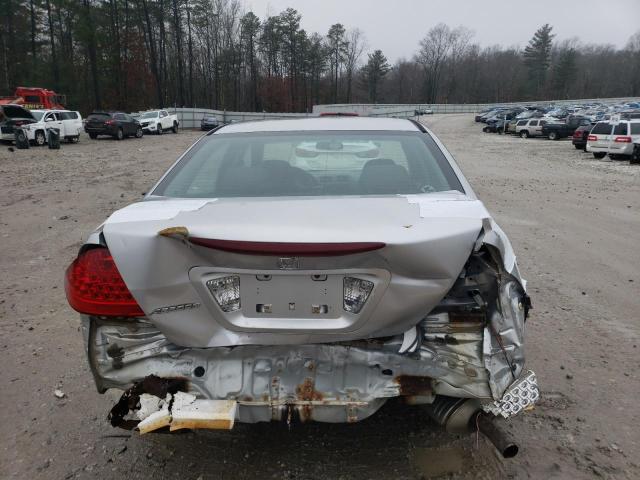 1HGCM56777A154889 - 2007 HONDA ACCORD EX SILVER photo 6