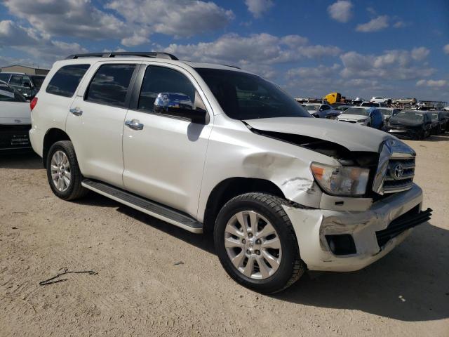 5TDDW5G14CS062899 - 2012 TOYOTA SEQUOIA PLATINUM WHITE photo 4