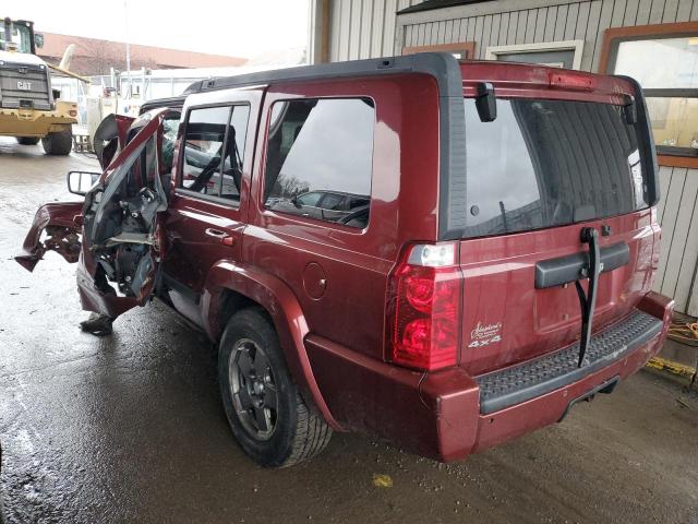 1J8HG48K08C108147 - 2008 JEEP COMMANDER SPORT MAROON photo 2