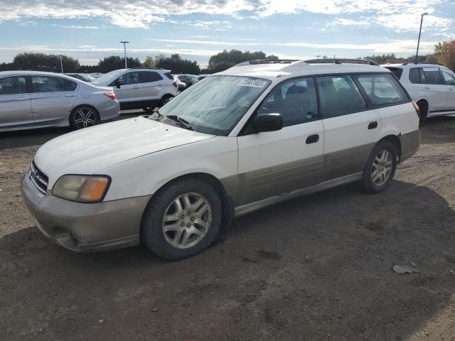 4S3BH6754Y7636767 - 2000 SUBARU LEGACY OUTBACK AWP WHITE photo 1