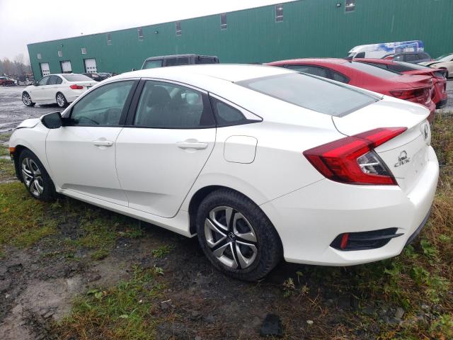 2HGFC2E59JH027245 - 2018 HONDA CIVIC LX WHITE photo 2