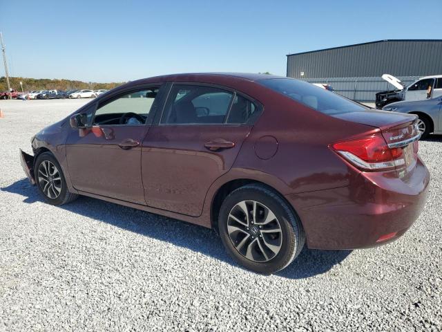 19XFB2F84EE050802 - 2014 HONDA CIVIC EX BURGUNDY photo 2