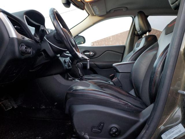 1C4PJMBS9FW777008 - 2015 JEEP CHEROKEE TRAILHAWK GREEN photo 7