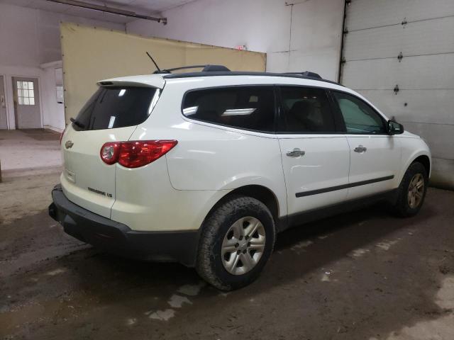 1GNKRFEDXCJ197522 - 2012 CHEVROLET TRAVERSE LS WHITE photo 3