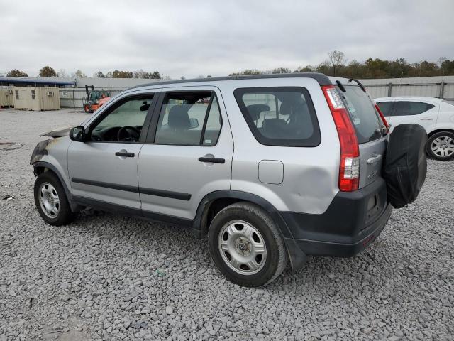 JHLRD685X6C011256 - 2006 HONDA CR-V LX SILVER photo 2