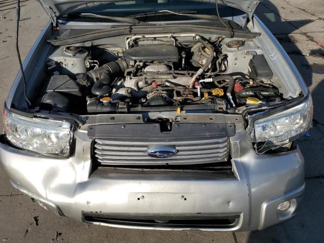 JF1SG63606H727257 - 2006 SUBARU FORESTER 2.5X SILVER photo 12