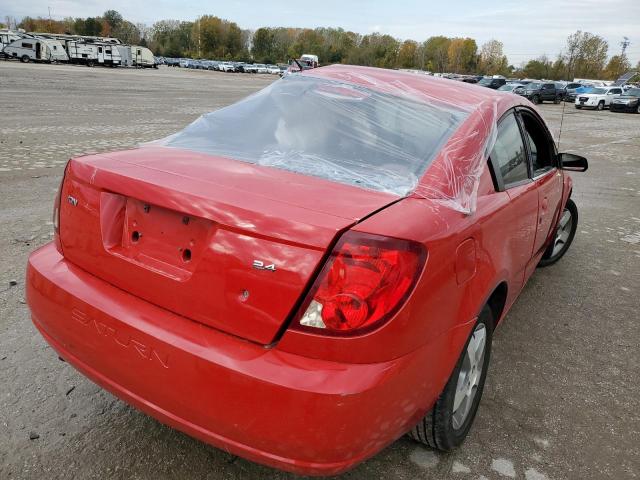 1G8AW18B77Z157264 - 2007 SATURN ION LEVEL 3 RED photo 3