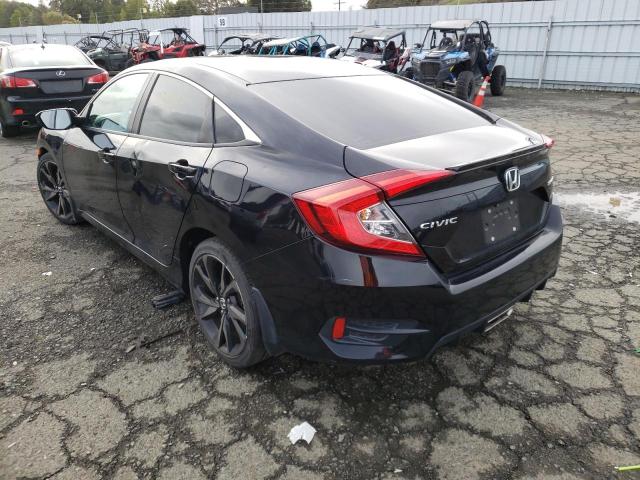 2HGFC2F8XKH522693 - 2019 HONDA CIVIC SPOR BLACK photo 2