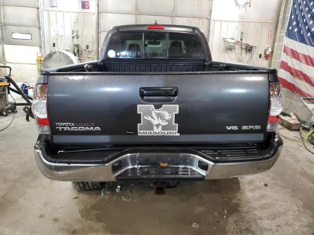 3TMMU4FN9CM038912 - 2012 TOYOTA TACOMA DOUBLE CAB LONG BED CHARCOAL photo 6