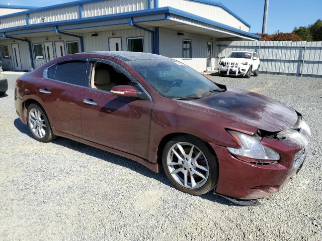 1N4AA5AP9AC852282 - 2010 NISSAN MAXIMA S BURGUNDY photo 4