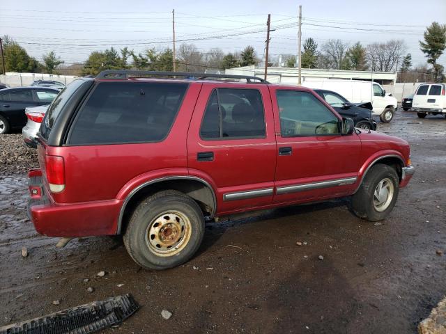 1GNDT13W112144491 - 2001 CHEVROLET BLAZER BURGUNDY photo 3