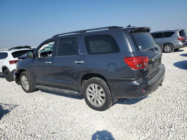 5TDDW5G19FS122843 - 2015 TOYOTA SEQUOIA PLATINUM GRAY photo 2