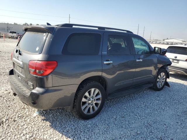 5TDDW5G19FS122843 - 2015 TOYOTA SEQUOIA PLATINUM GRAY photo 3