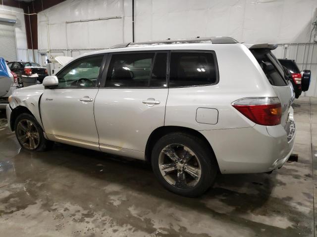 JTEES43A682011723 - 2008 TOYOTA HIGHLANDER SPORT SILVER photo 2