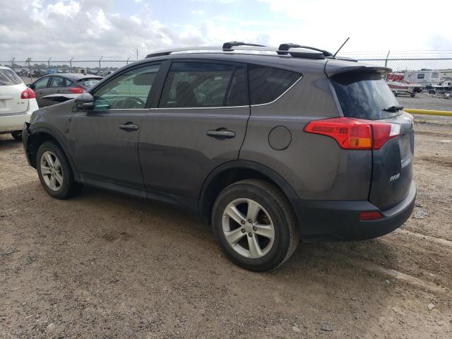 2T3WFREV7EW107678 - 2014 TOYOTA RAV4 XLE GRAY photo 2