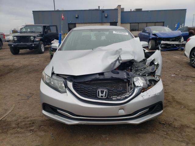 19XFB2F50FE044115 - 2015 HONDA CIVIC LX SILVER photo 5