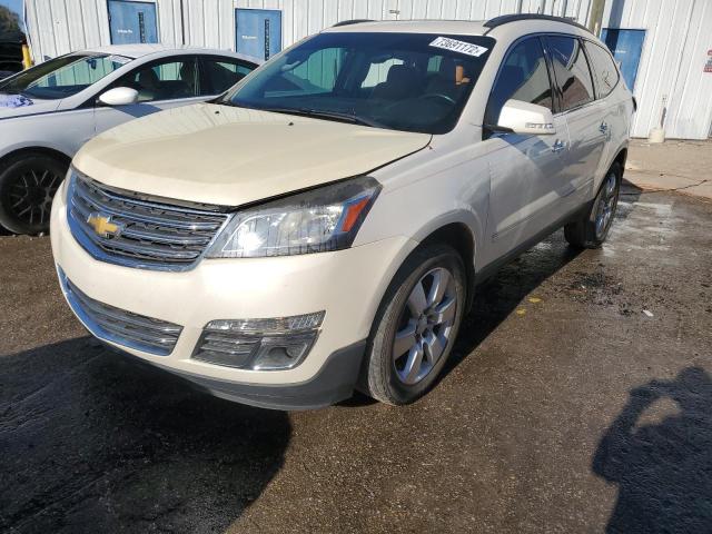 1GNKRJKD3EJ208774 - 2014 CHEVROLET TRAVERSE LTZ CREAM photo 1