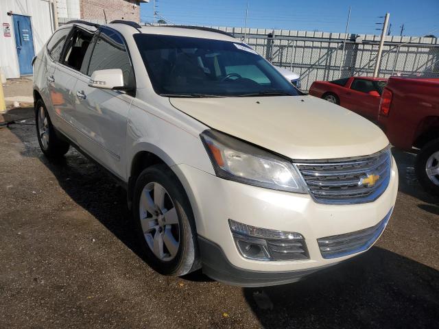 1GNKRJKD3EJ208774 - 2014 CHEVROLET TRAVERSE LTZ CREAM photo 4