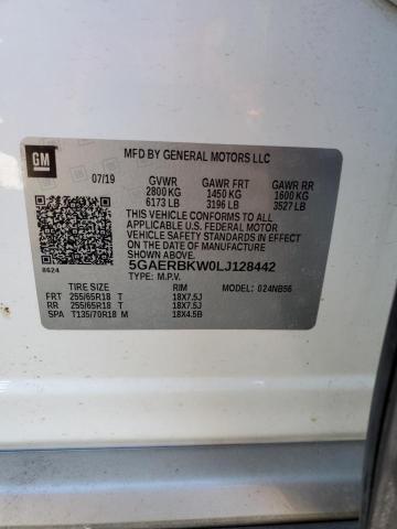 5GAERBKW0LJ128442 - 2020 BUICK ENCLAVE ESSENCE Ağ foto 13