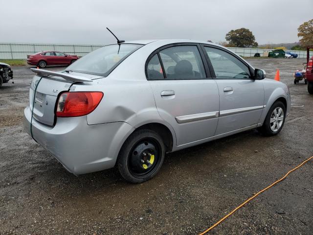 KNADH4A31B6925412 - 2011 KIA RIO BASE SILVER photo 3