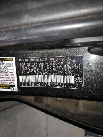 2T1LR32E85C485921 - 2005 TOYOTA COROLLA MA BASE BLACK photo 12