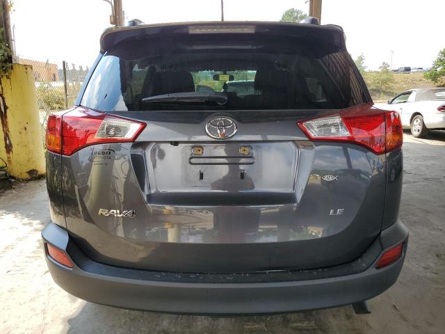 JTMZFREV9DD016193 - 2013 TOYOTA RAV4 LE GRAY photo 6