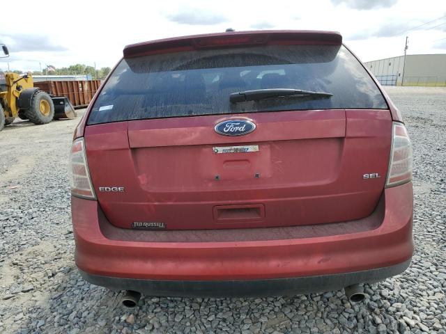 2FMDK38C78BA86747 - 2008 FORD EDGE SEL MAROON photo 6