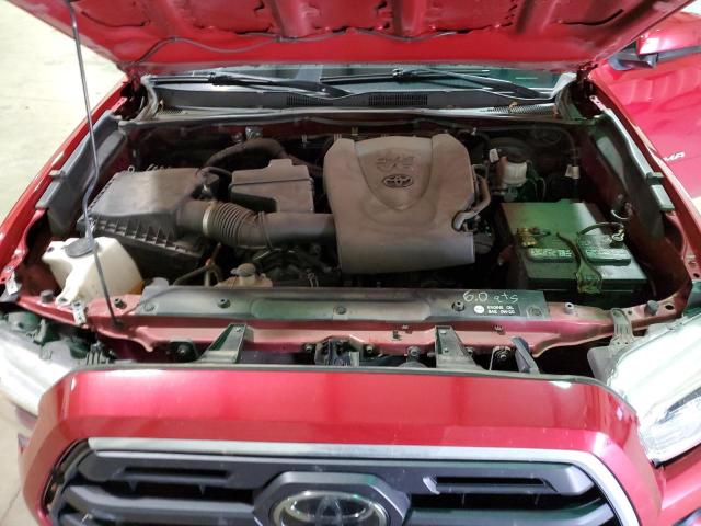 5TFCZ5AN2JX151151 - 2018 TOYOTA TACOMA DOUBLE CAB წითელი ფოტო 11