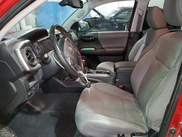 5TFCZ5AN2JX151151 - 2018 TOYOTA TACOMA DOUBLE CAB წითელი ფოტო 7