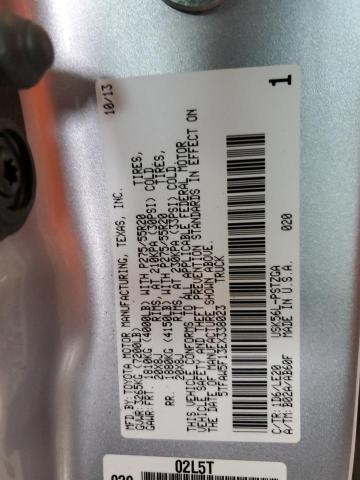 5TFAW5F13EX338023 - 2014 TOYOTA TUNDRA CREWMAX PLATINUM Gümüş foto 12