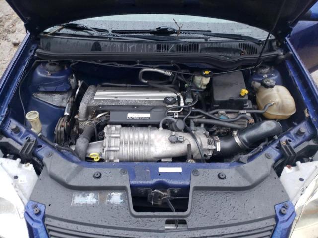 1G1AP14P767851752 - 2006 CHEVROLET COBALT SS SUPERCHARGED BLUE photo 11