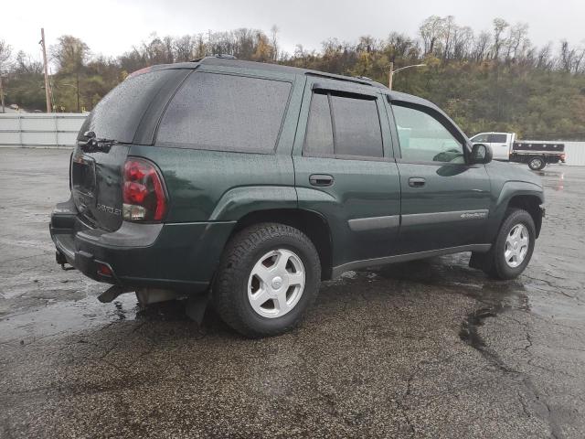 1GNDT13S232259603 - 2003 CHEVROLET TRAILBLAZE GREEN photo 3