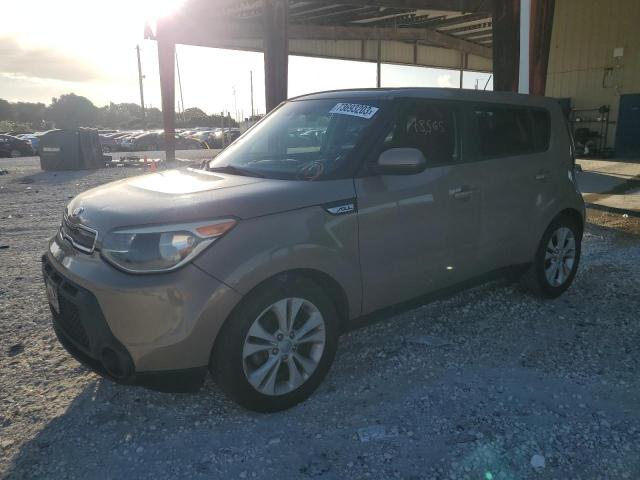 KNDJP3A5XF7163539 - 2015 KIA SOUL + BROWN photo 1